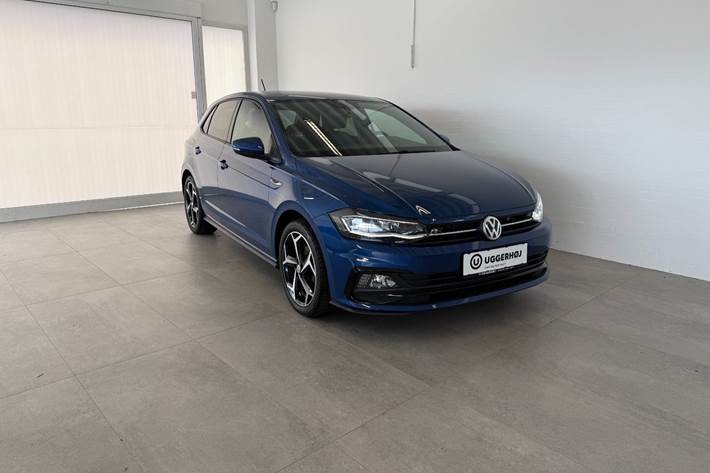 Blå VW Polo fra 2020