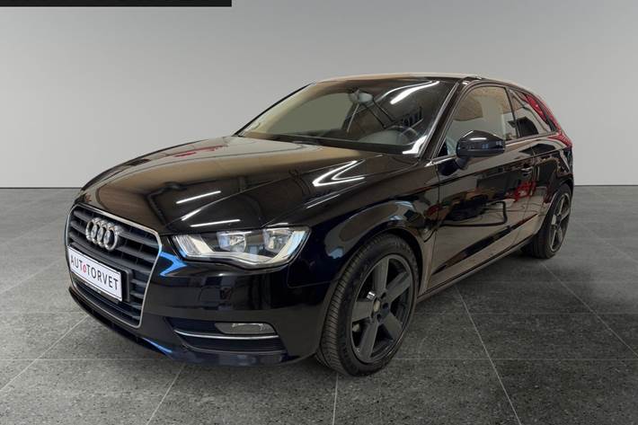 Sort Audi A3 fra 2013