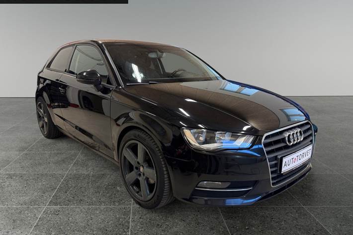 Sort Audi A3 fra 2013