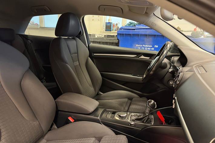 Sort Audi A3 fra 2013