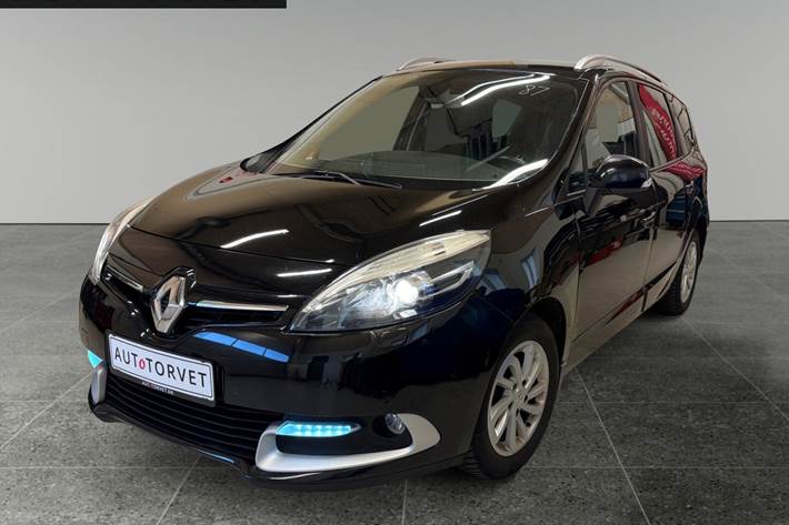 Sort Renault Grand Scenic III fra 2014 set udefra