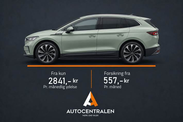 Sort Skoda Enyaq fra 2022