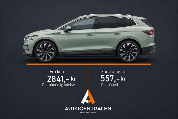 Sort Skoda Enyaq fra 2022
