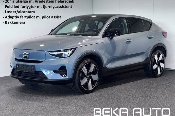 Blå Volvo C40 fra 2023