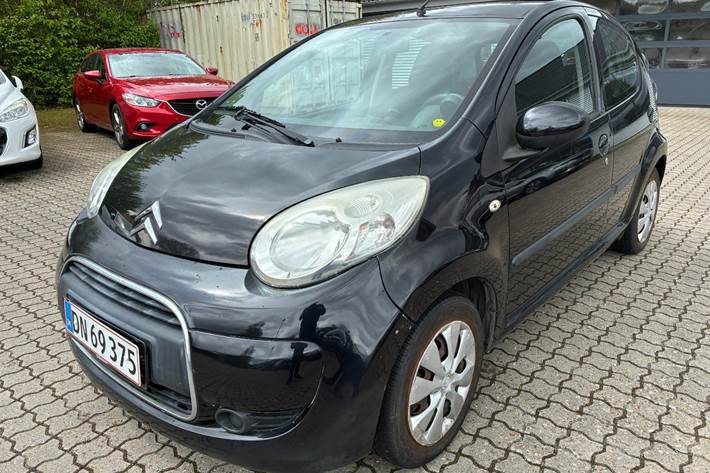 Sort Citroën C1 fra 2010 set udefra