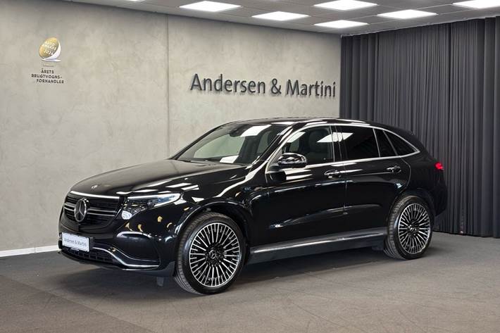 Sort Mercedes EQC 400 fra 2020