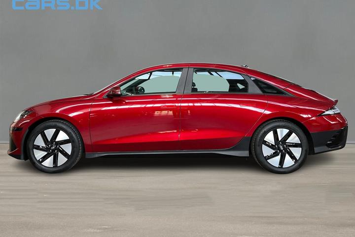 Rød Hyundai Ioniq 6 fra 2026