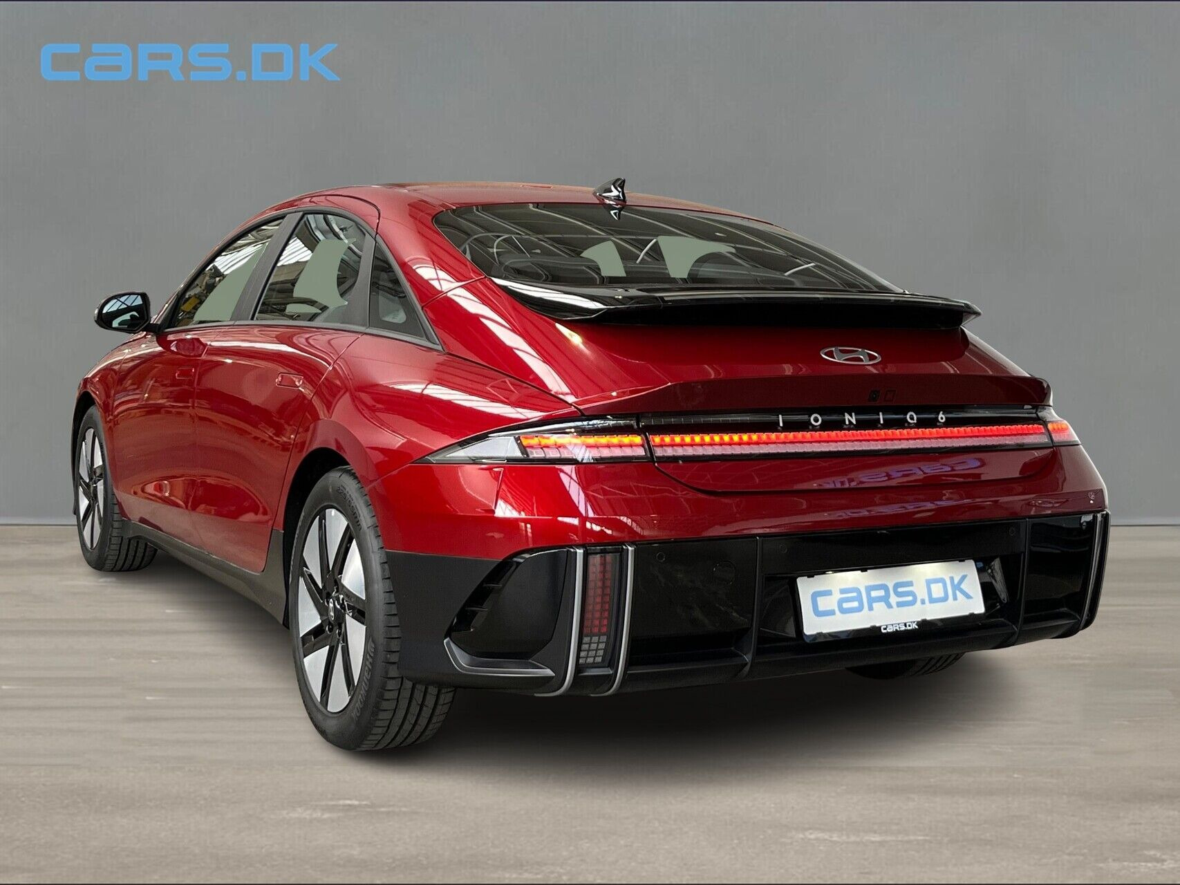 Rød Hyundai Ioniq 6 fra 2026