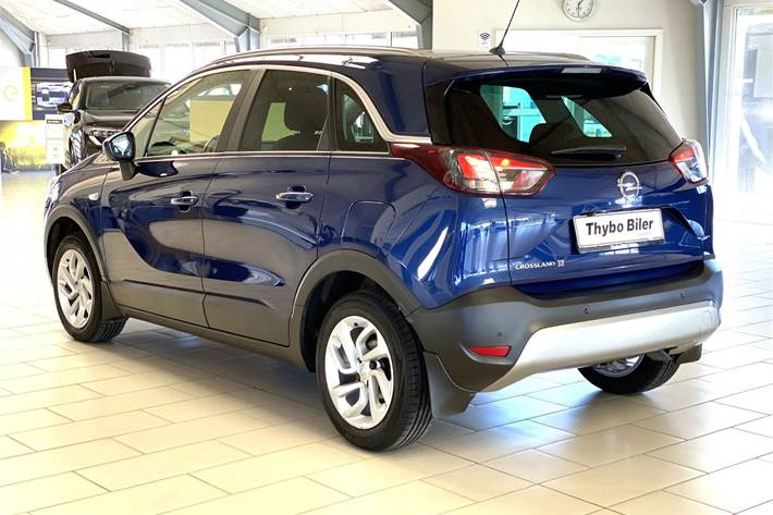 Blå Opel Crossland X fra 2020