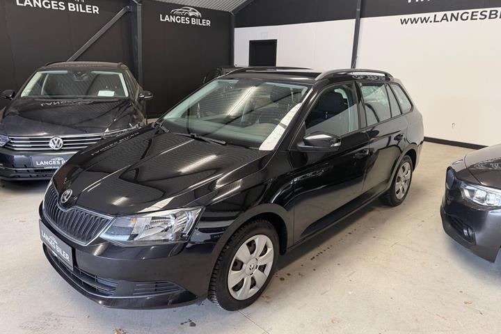Sort Skoda Fabia fra 2016