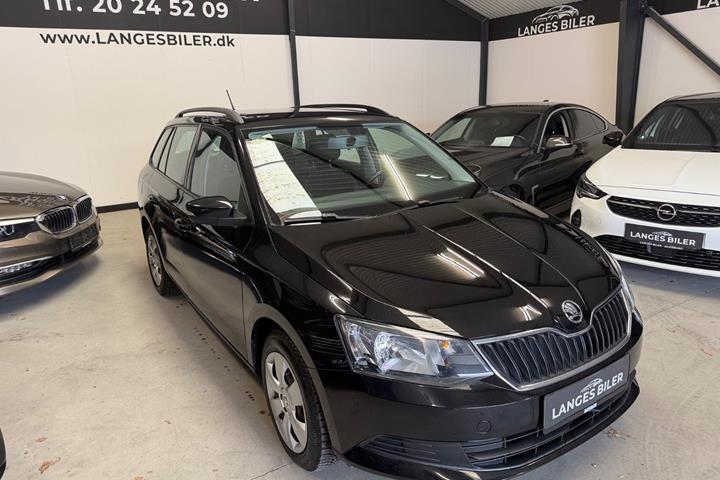 Sort Skoda Fabia fra 2016