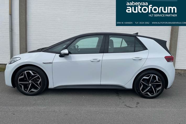 Hvid VW ID.3 fra 2021