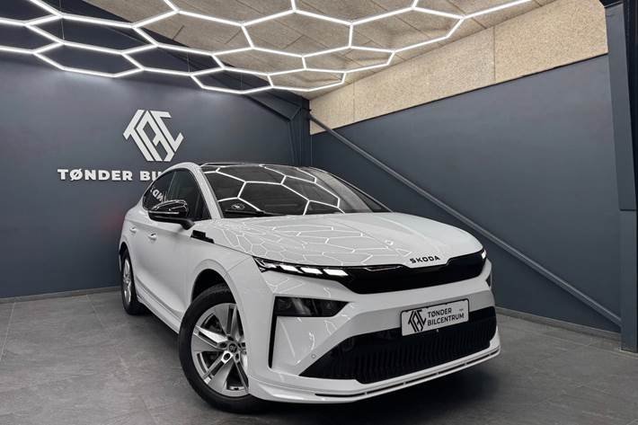 Hvid Skoda Enyaq fra 2026
