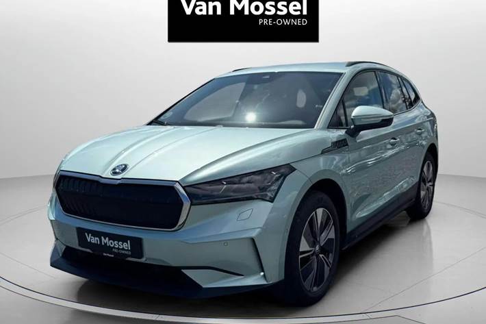 Grøn Skoda Enyaq fra 2023