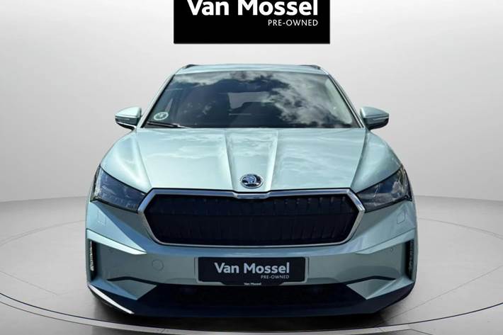 Grøn Skoda Enyaq fra 2023