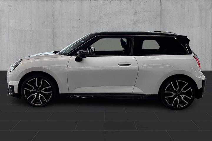 Hvid Mini Cooper SE fra 2025