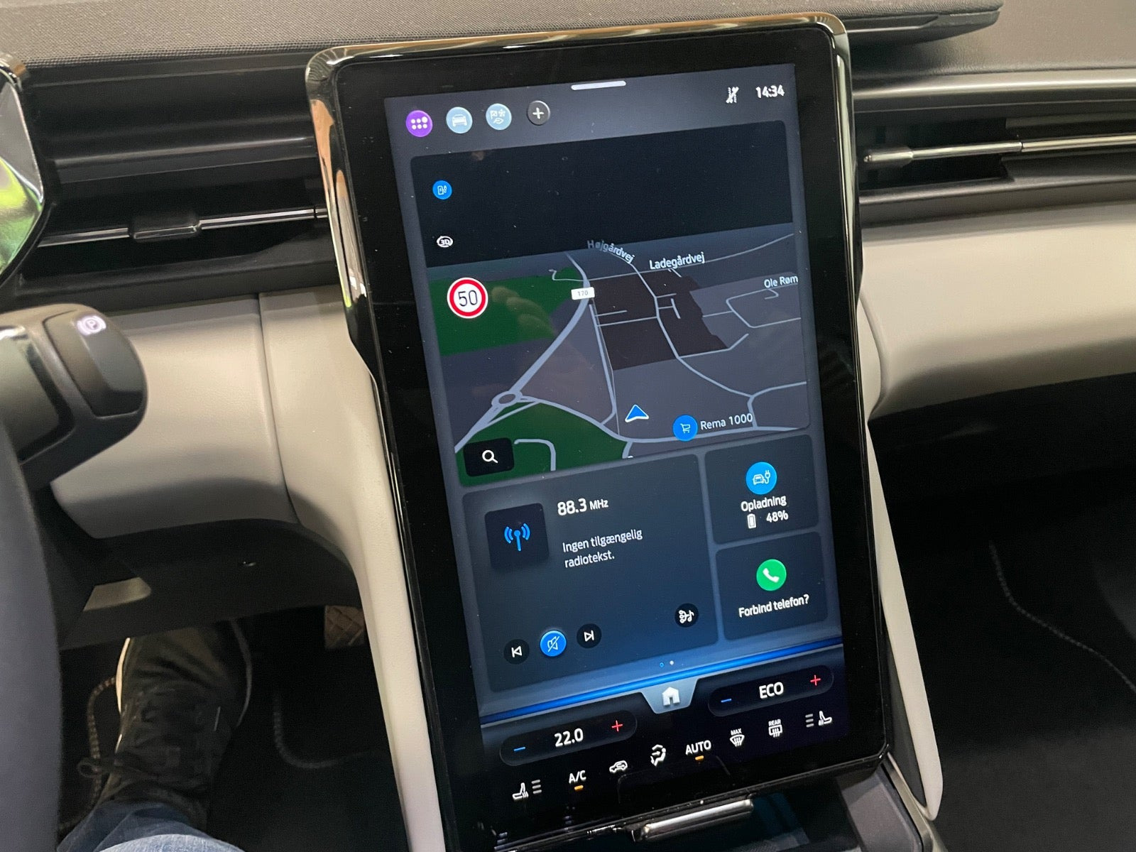Blå Ford Explorer fra 2025