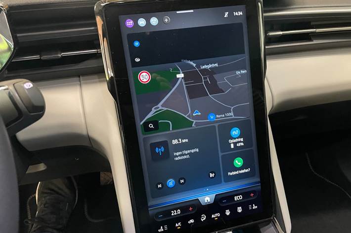 Blå Ford Explorer fra 2025