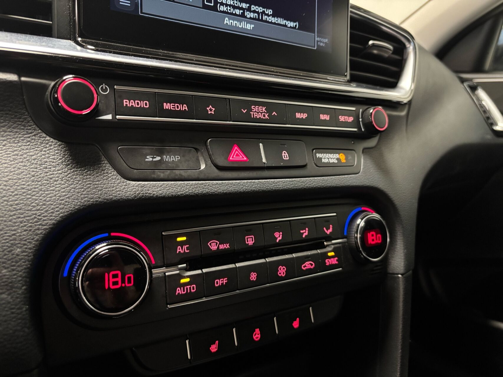 Blå Kia Ceed fra 2019