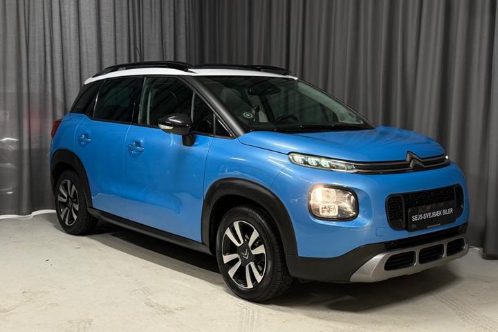 Blå Citroën C3 Aircross fra 2019 set udefra