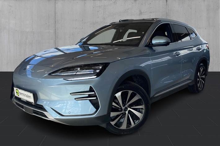 Blå BYD Seal U fra 2025 set udefra