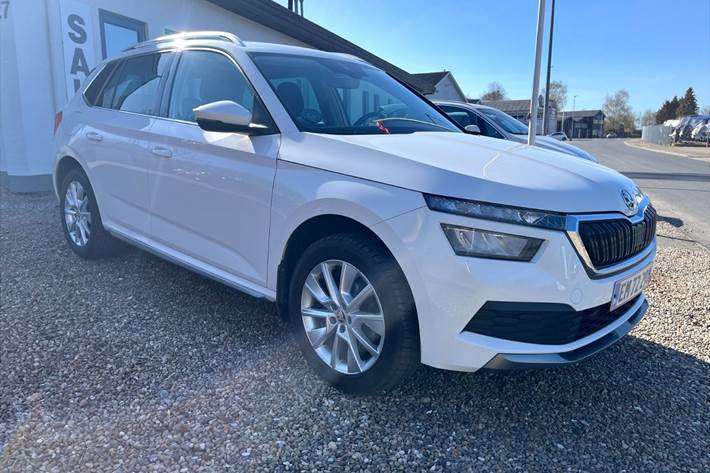 Hvid Skoda Kamiq fra 2020