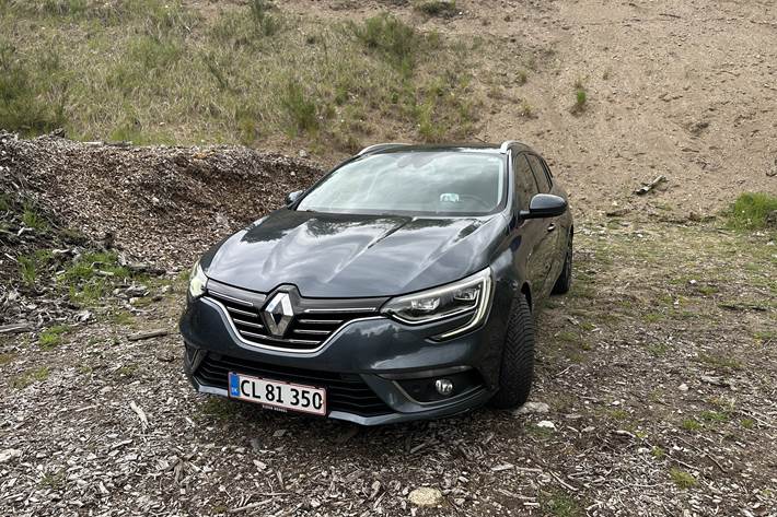 Grå Renault Mégane fra 2018