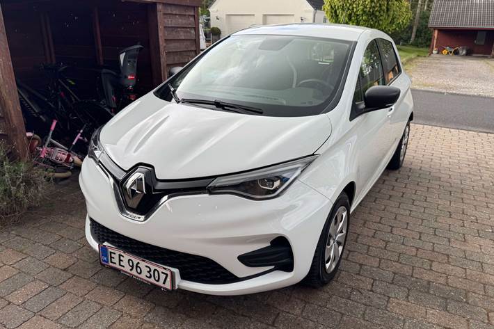 Hvid Renault Zoe fra 2020
