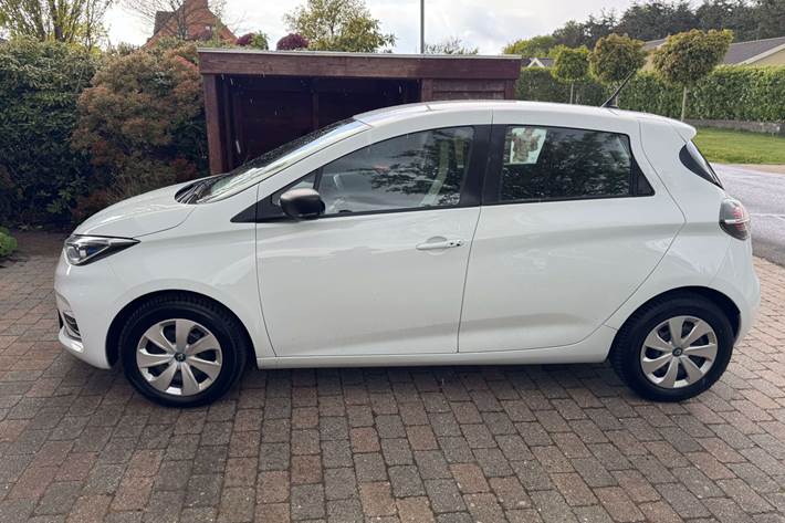 Hvid Renault Zoe fra 2020