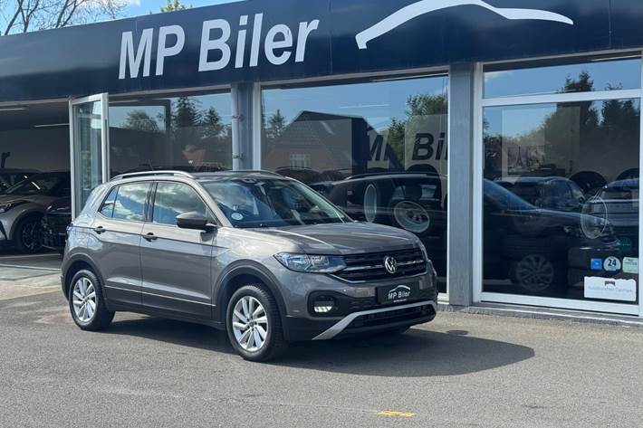 Grå VW T-Cross fra 2021