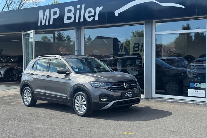 Grå VW T-Cross fra 2021