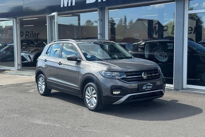 Grå VW T-Cross fra 2021