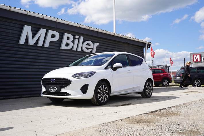 Hvid Ford Fiesta fra 2022