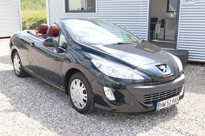 Sort Peugeot 308 fra 2009