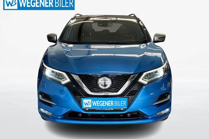 Blå Nissan Qashqai fra 2019