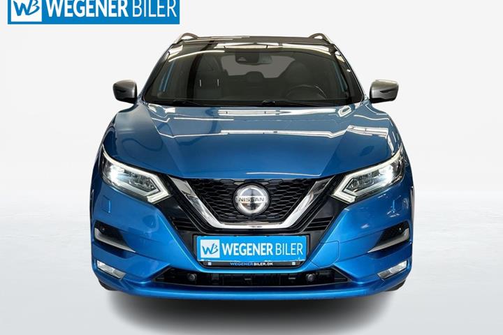 Blå Nissan Qashqai fra 2019