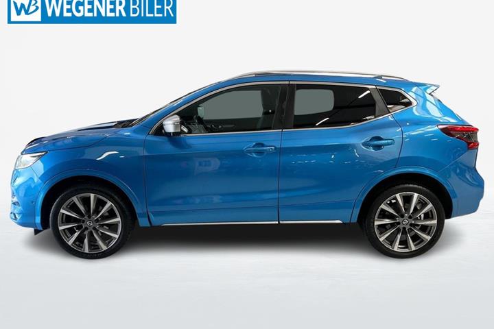 Blå Nissan Qashqai fra 2019