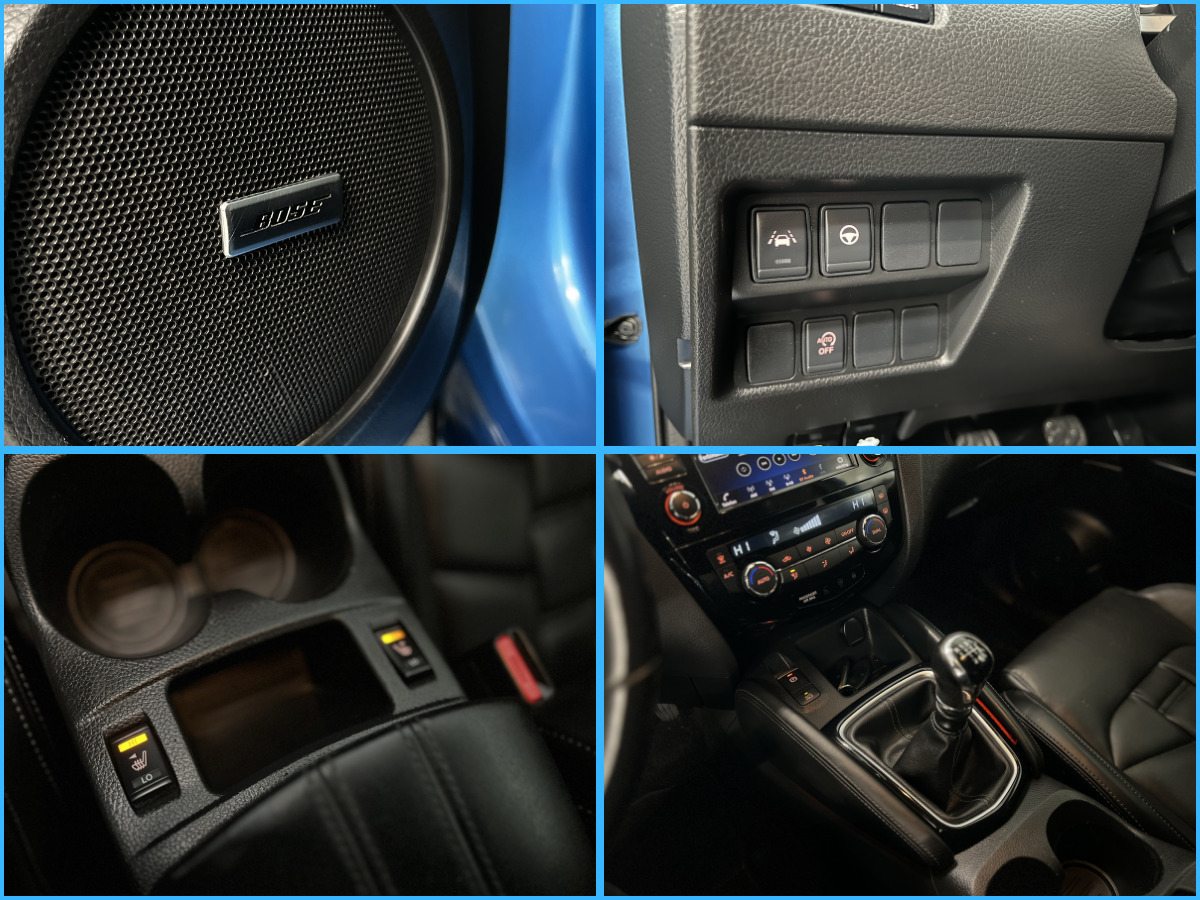 Blå Nissan Qashqai fra 2019