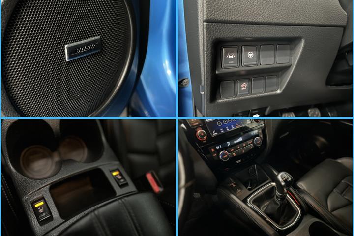 Blå Nissan Qashqai fra 2019
