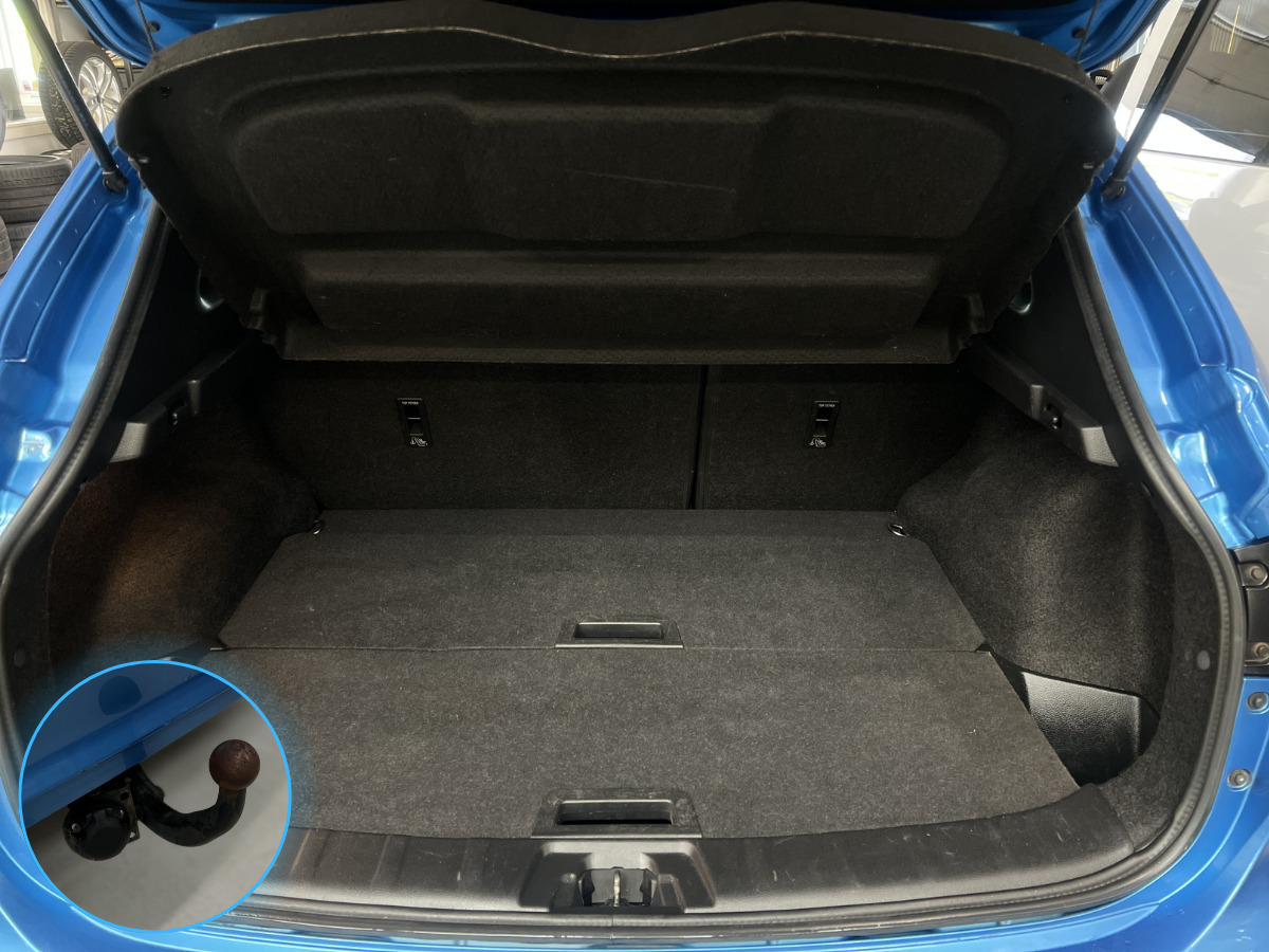 Blå Nissan Qashqai fra 2019