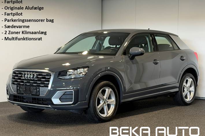 Grå Audi Q2 fra 2020