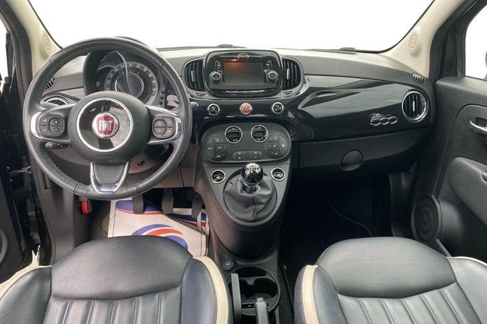 Sort Fiat 500 fra 2019