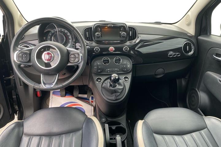 Sort Fiat 500 fra 2019