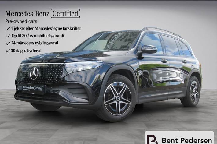 Sort Mercedes EQB 250+ fra 2024
