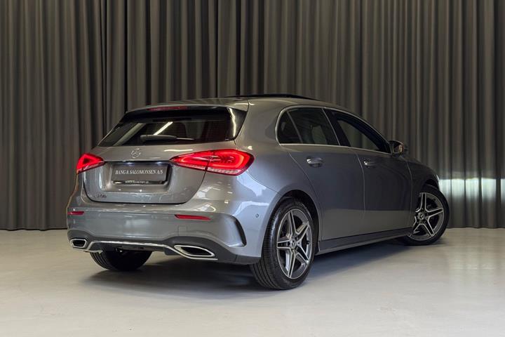 Grå Mercedes A200 fra 2018