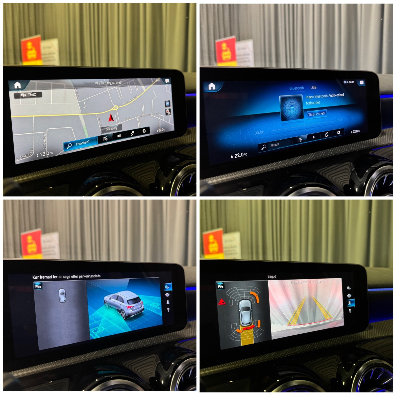 Grå Mercedes A200 fra 2018