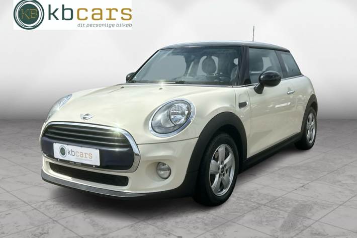 Orange Mini Cooper fra 2016 set udefra