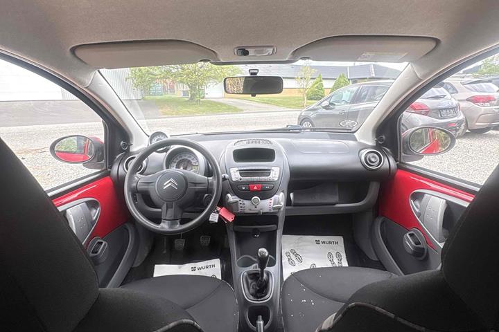 Rød Citroën C1 fra 2010