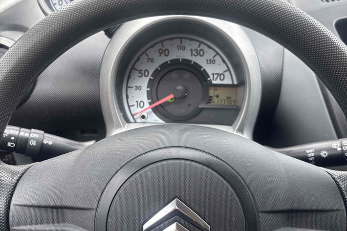 Rød Citroën C1 fra 2010