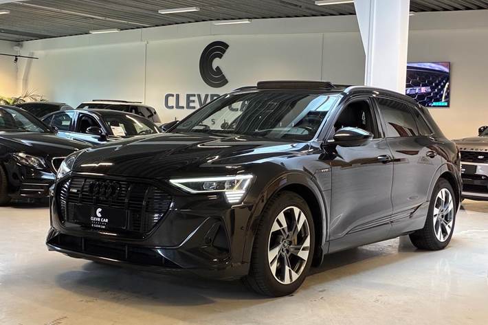 Sort Audi e-tron fra 2021